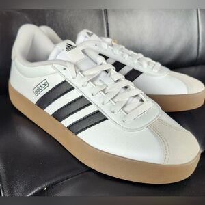 Adidas Womens VL Court 3.0 Gum Sole Sneakers
